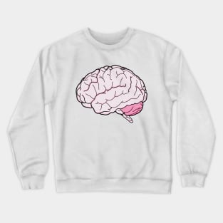 Colorful Brain Line Art large Crewneck Sweatshirt